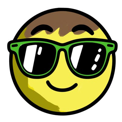 emoji with sunglasses