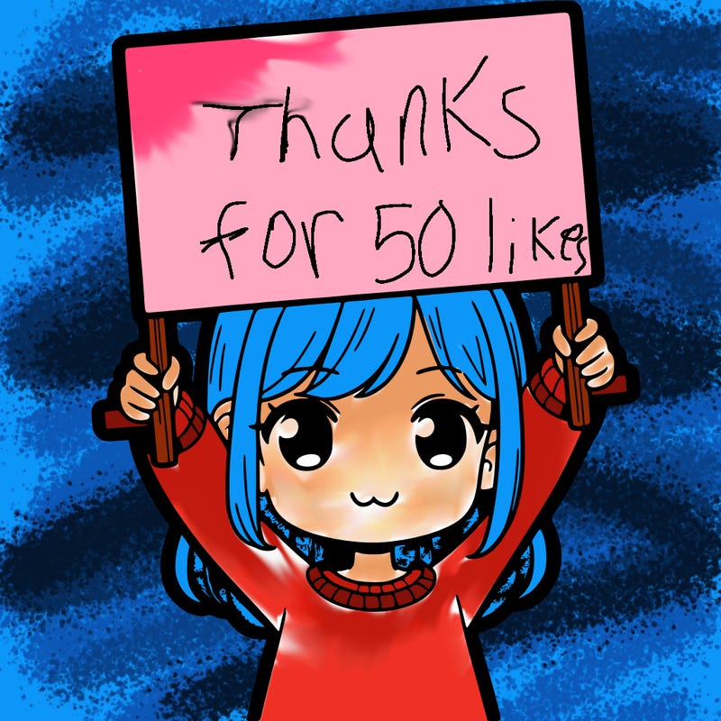 girl holding big sign