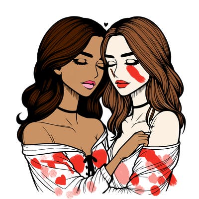 realistic girls in love