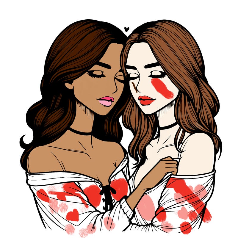 realistic girls in love
