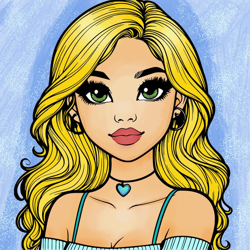 realistic pretty girl