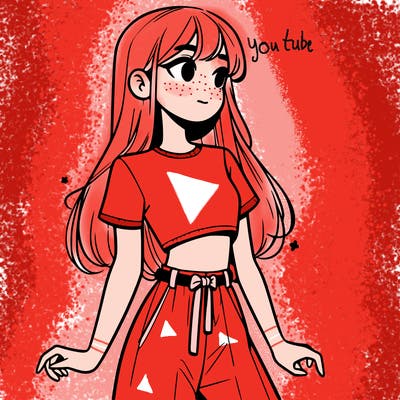 girl in a cute crop top