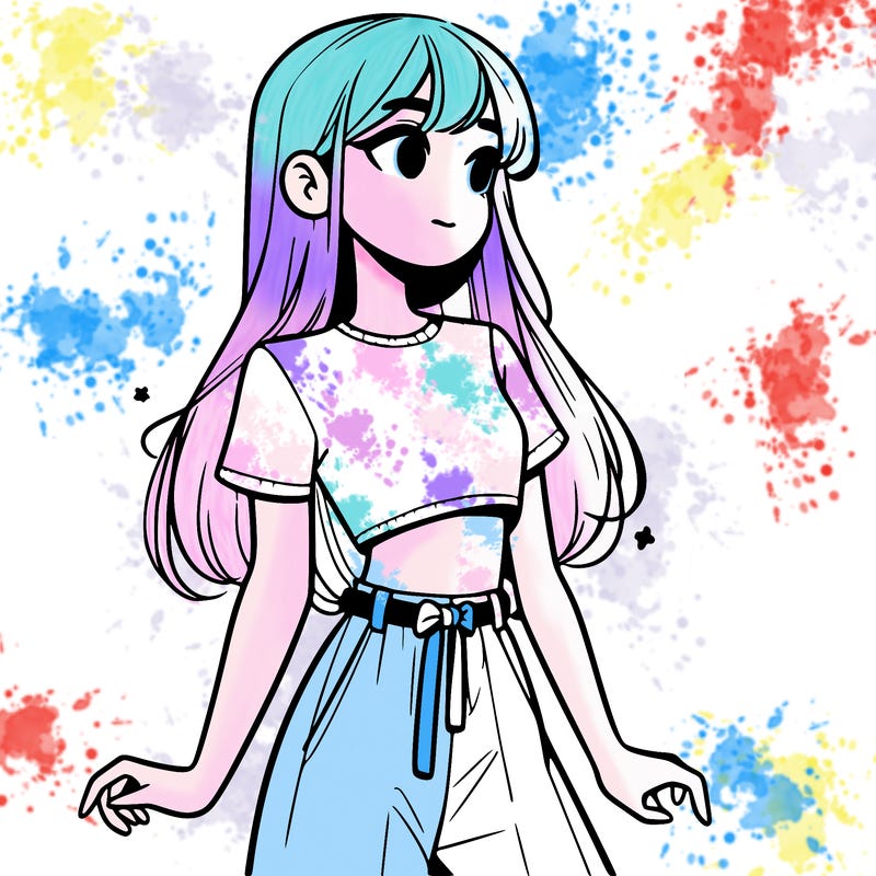 girl in a cute crop top