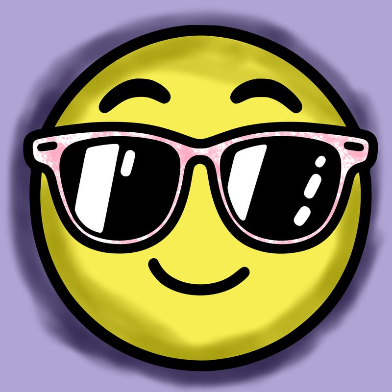 emoji with sunglasses