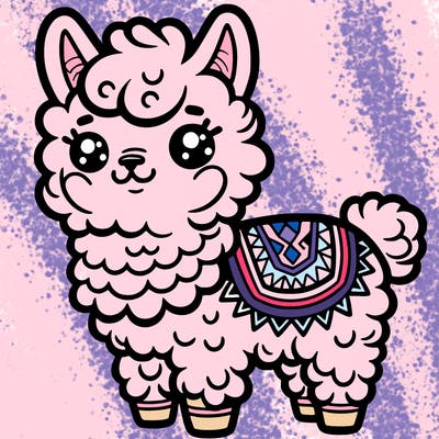 . cute llama