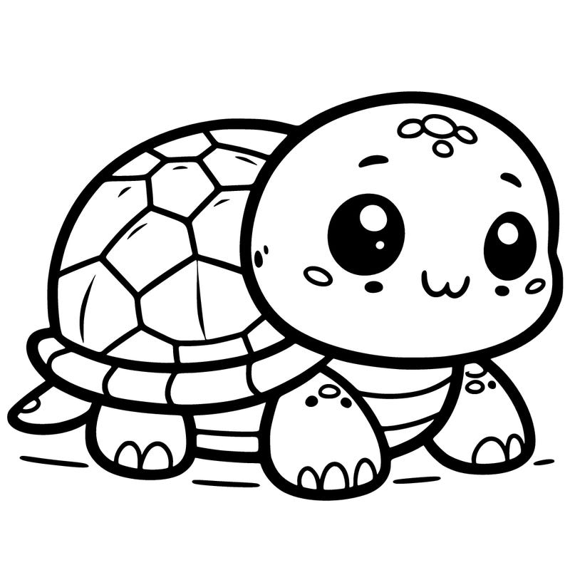 a cute turtle