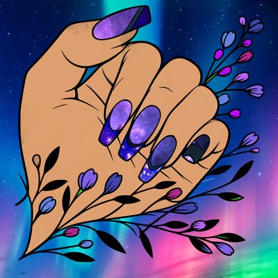 nails with french tip