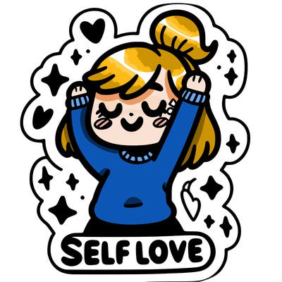 self-love sticker