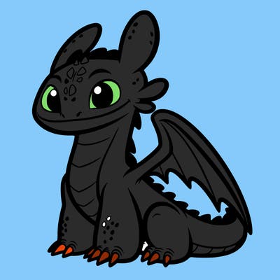 toothless the dragon