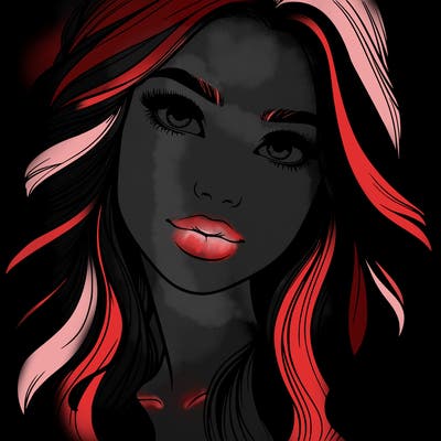 beautiful realistic girl