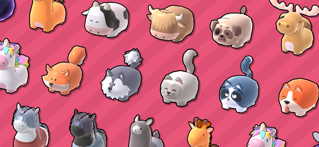 Mega Store: Supermarket Game - A variety of cute cartoon pets available in Mega Store Supermarket Game.