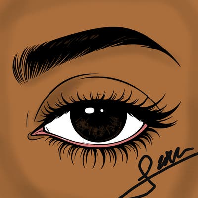 eye closed realistic