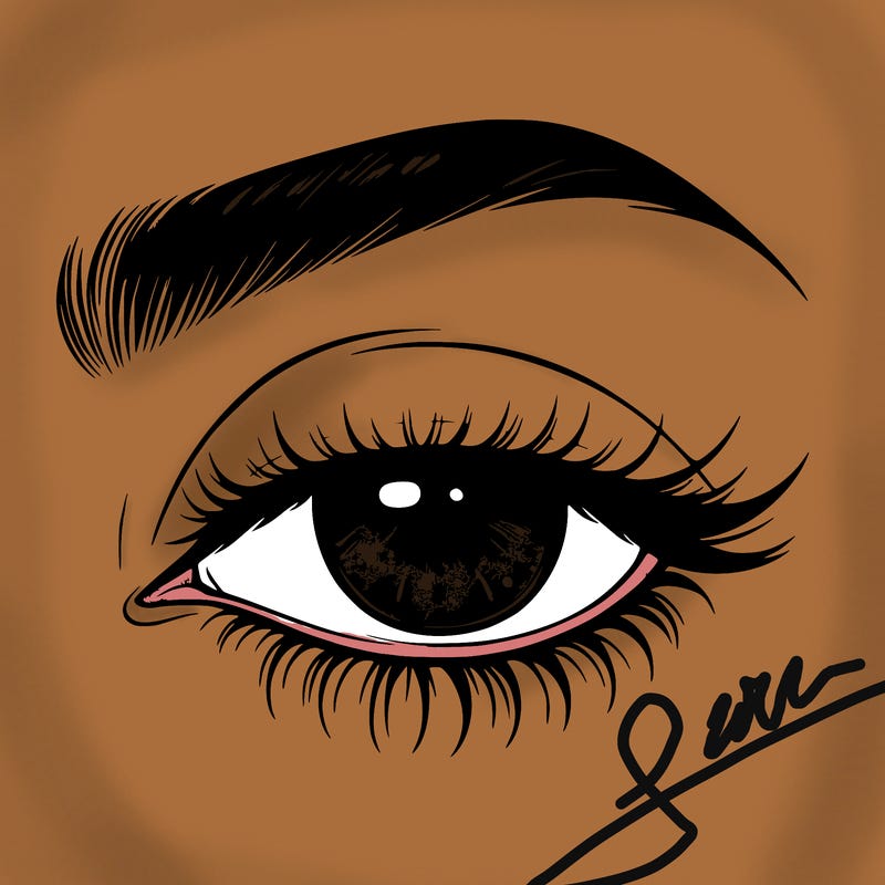 eye closed realistic