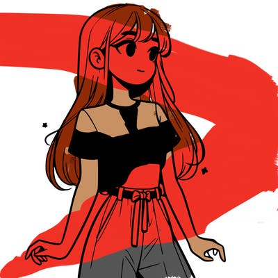 girl in a cute crop top