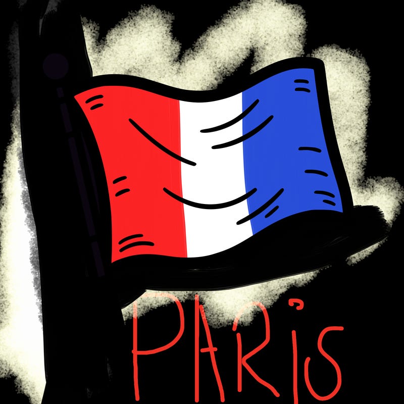 blank flag with straight