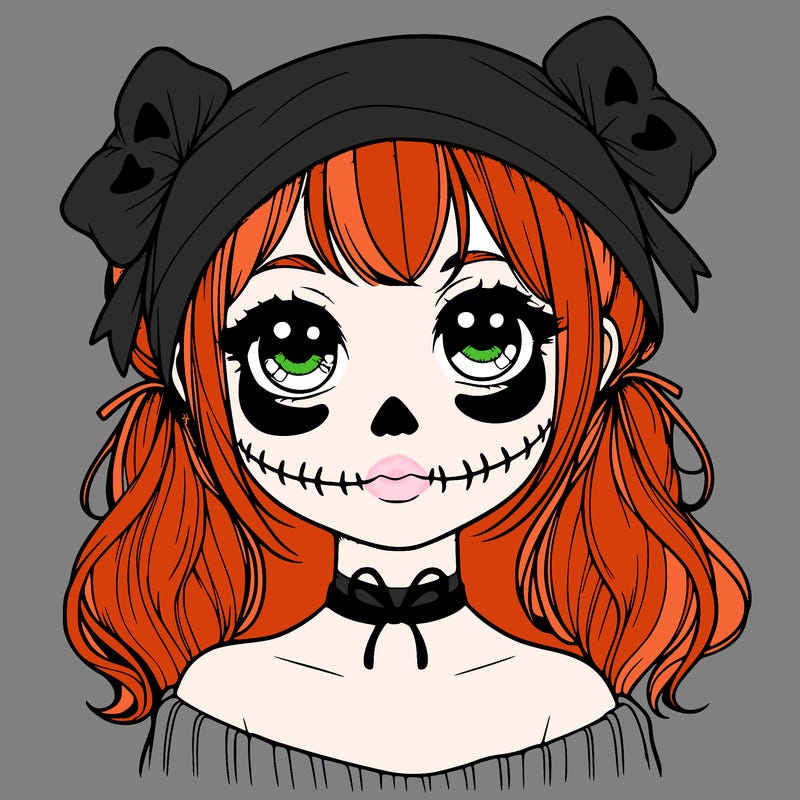 realistic girl halloween