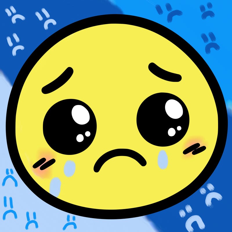 sad face