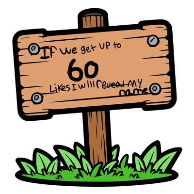 blank sign