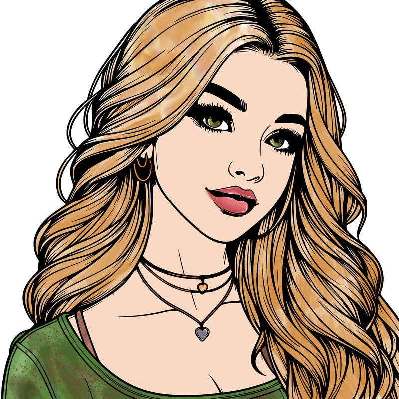 detailed realistic girl