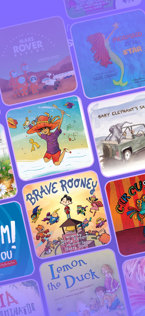MagicBlox: Reading Books - A colorful display of various children's book covers available in the MagicBlox library