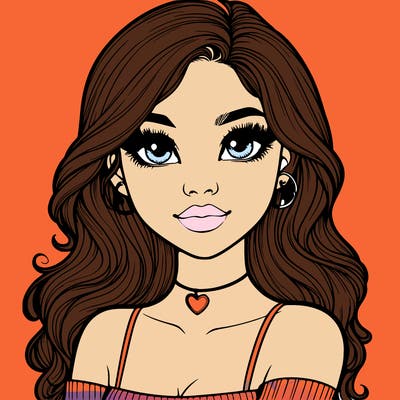 realistic pretty girl