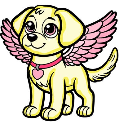 dog with wings