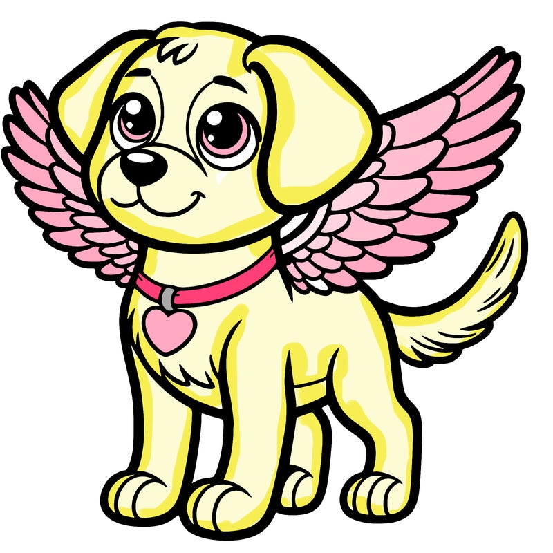 dog with wings