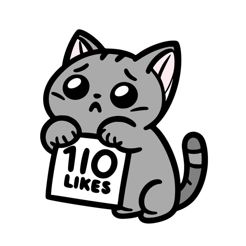 a cat begging for 10 likes