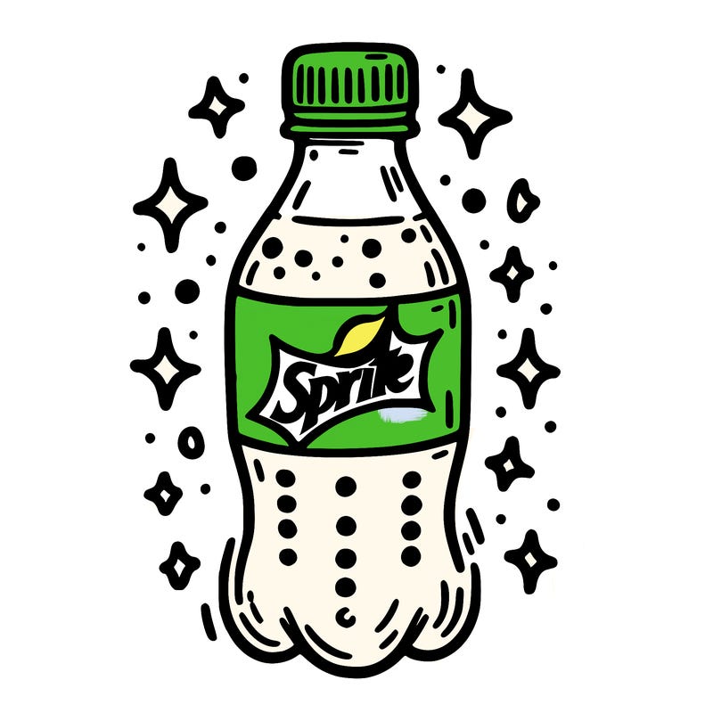 bottle of sprite