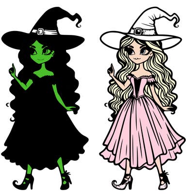 beautiful wicked witch. from wicked