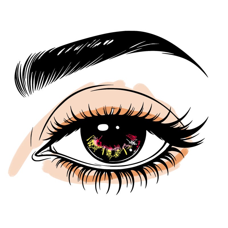 eye closed realistic