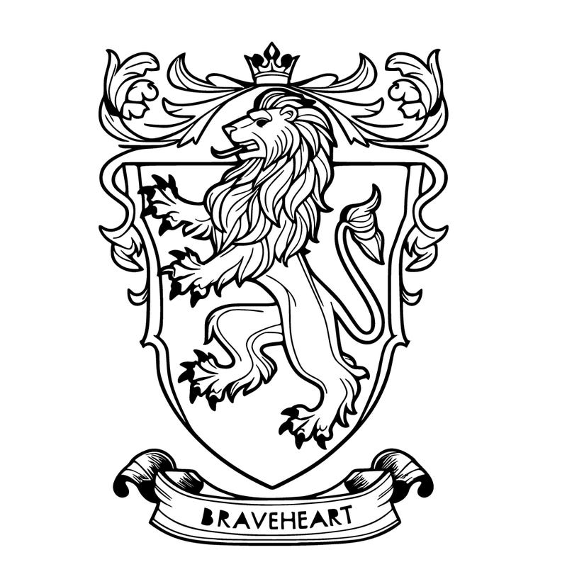 the gryffindor crest