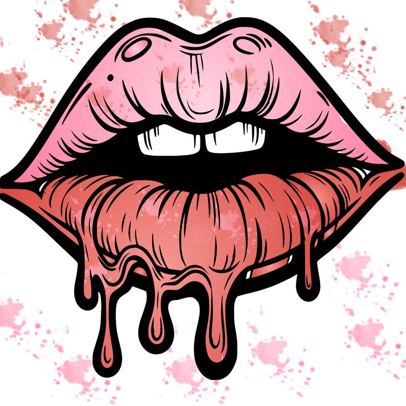 lips that look realistic and drip