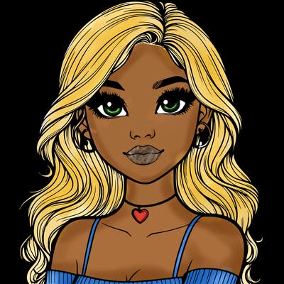 realistic pretty girl