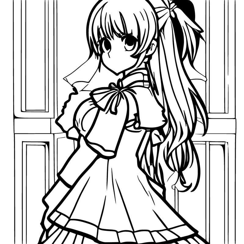 anime character, that is a maid