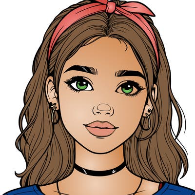 realistic teenage girl