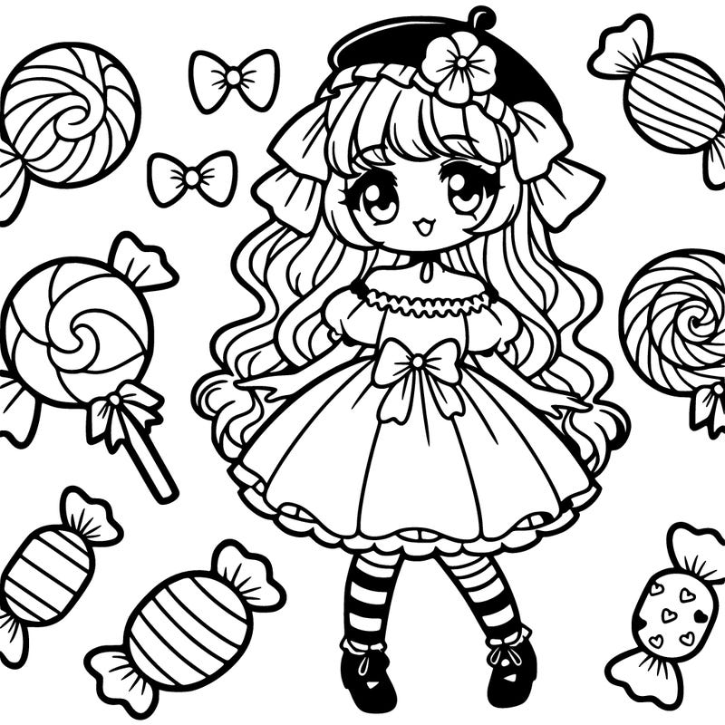 pretty candy girl
