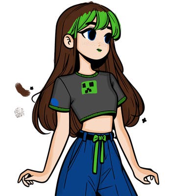 girl in a cute crop top