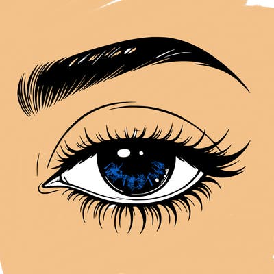 eye closed realistic