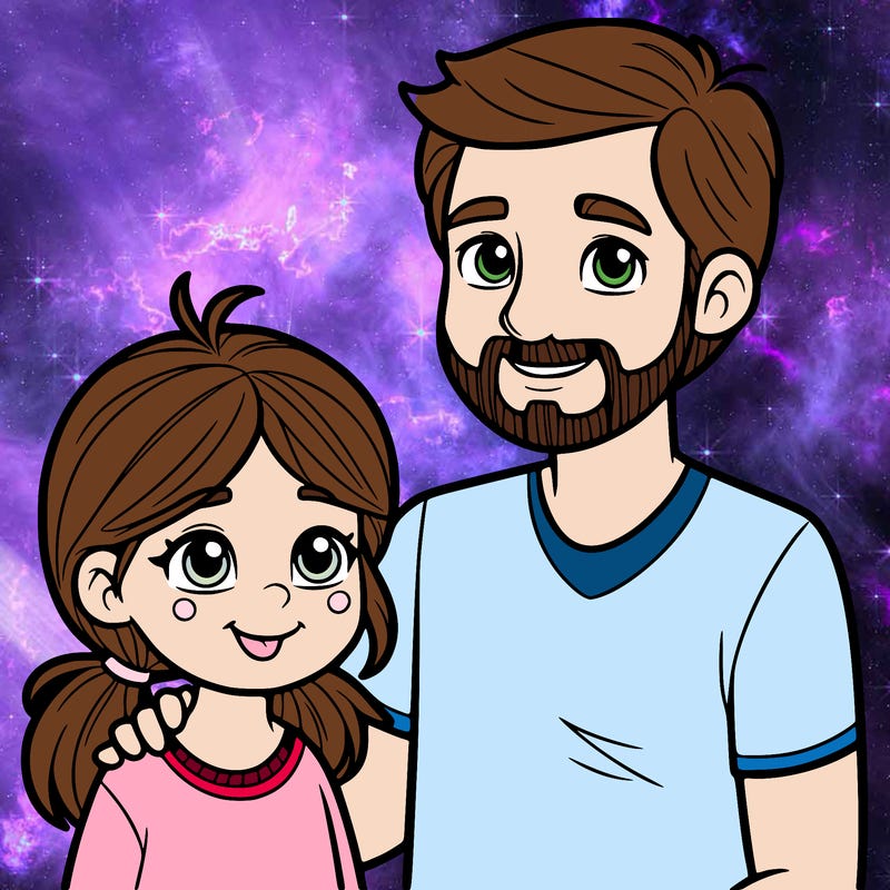 dad with his daughter