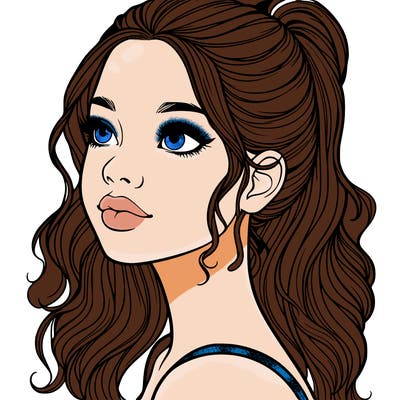 beautiful realistic girl