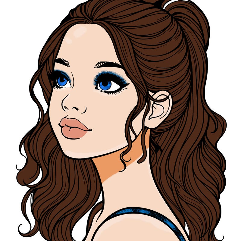 beautiful realistic girl