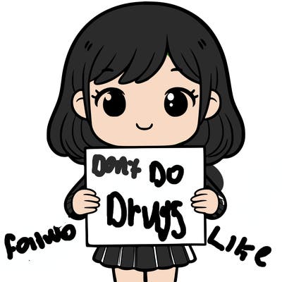 girl holding blank piece of paper