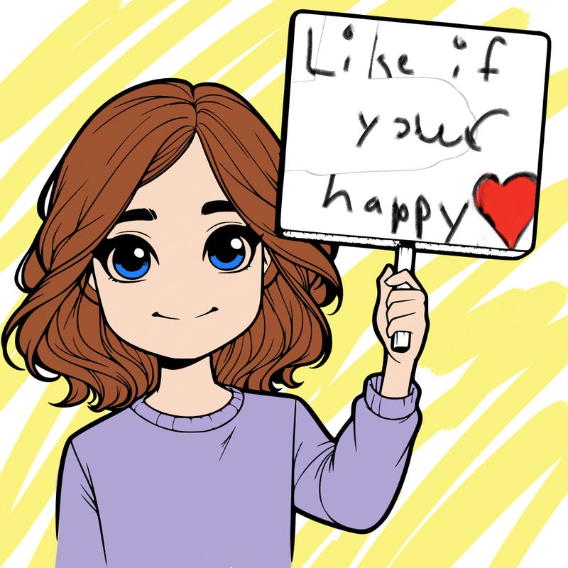realistic girl holding up a sign