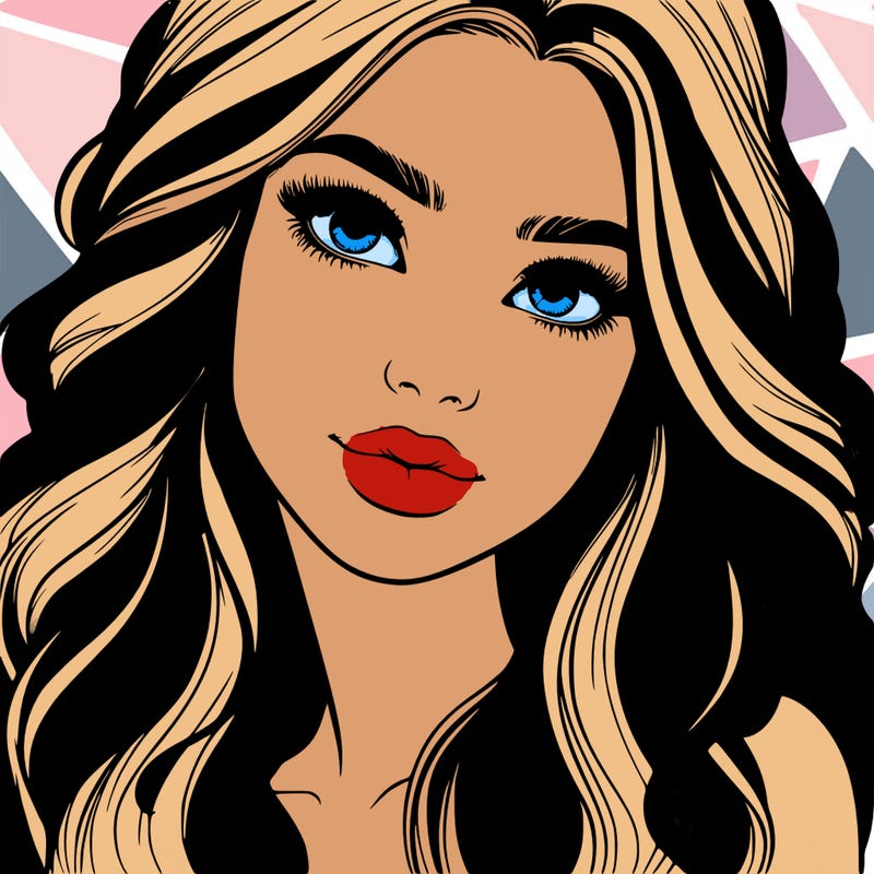 beautiful realistic girl