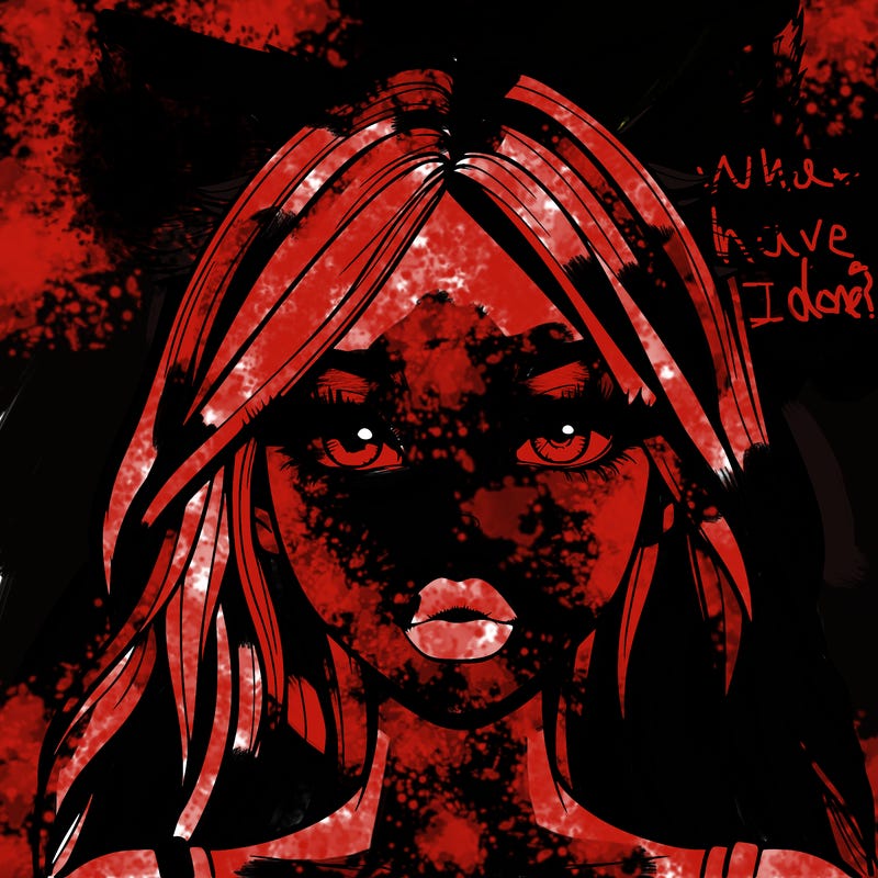 realistic girl with fox ears and realistic lips