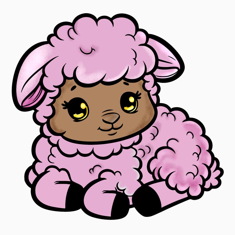 a baby sheep