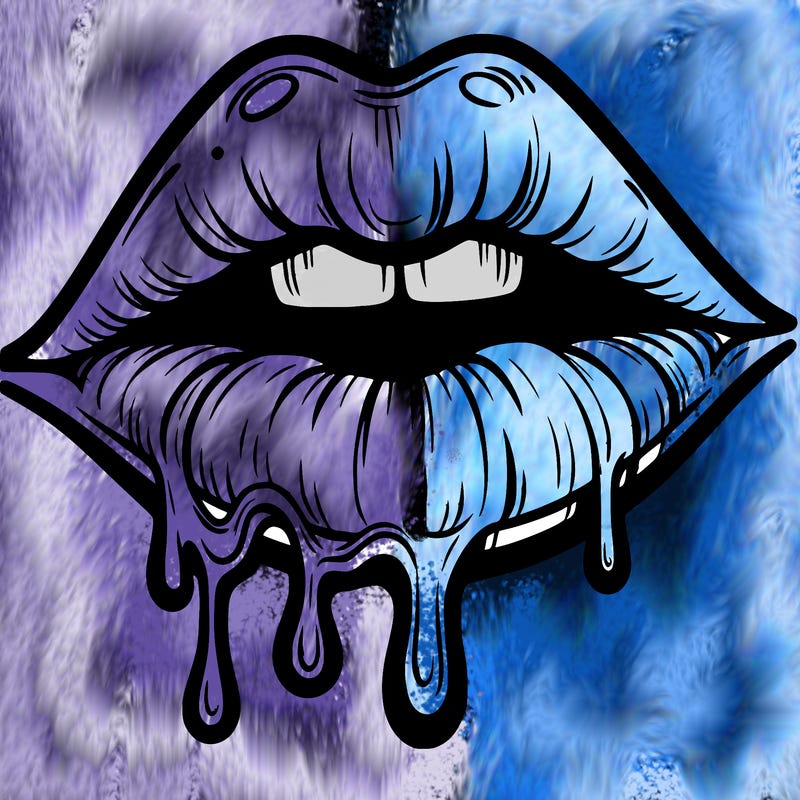 lips that look realistic and drip