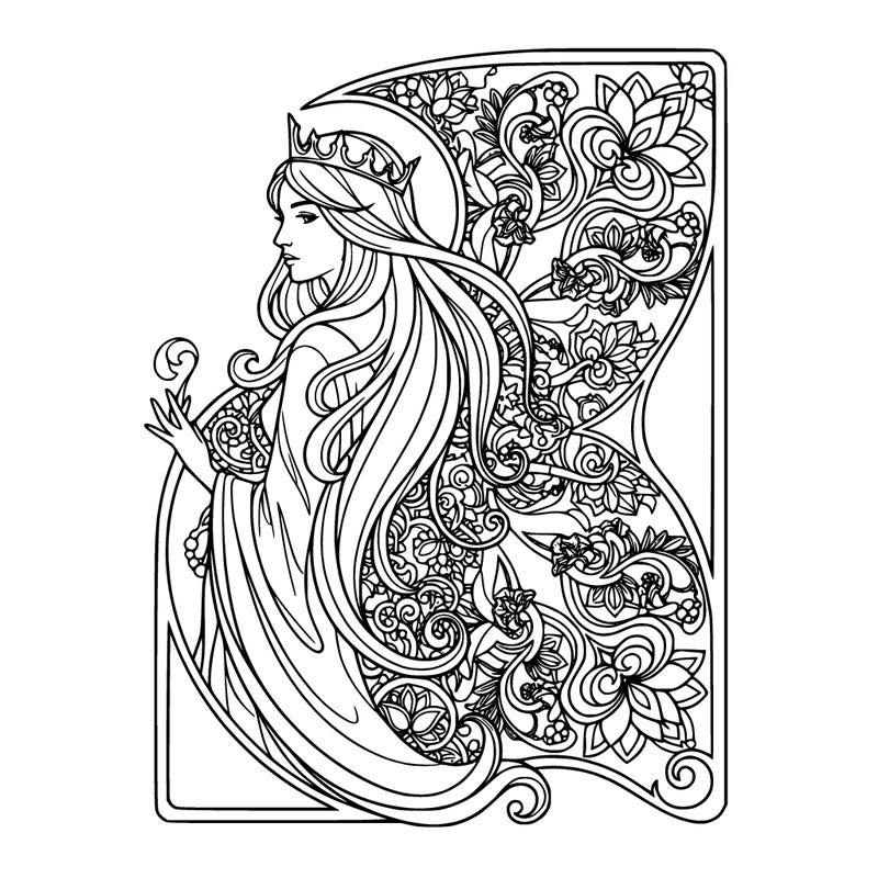 a girl who’s a princess