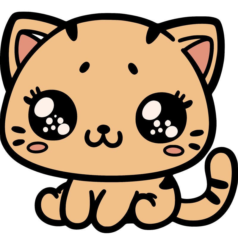 kawaii chibi cat